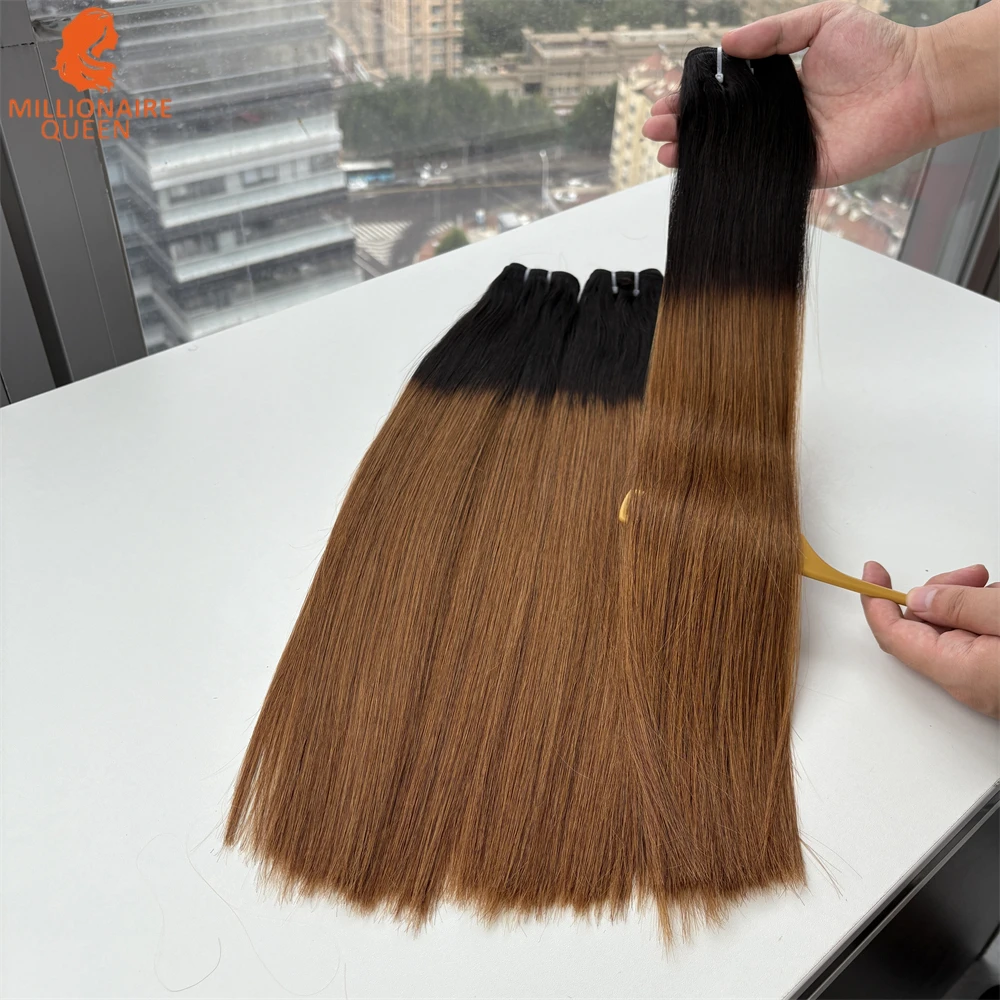 

15A Double Drawn Hair Bundles Straight Vietnamese Raw Hair Bundles Human Hair Extensions Tissage Humain HairMillionaire Queen