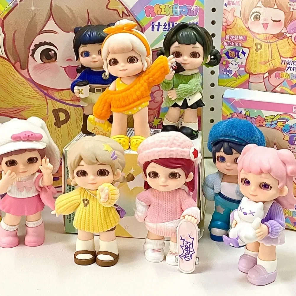 

Ddg My Color Release Conference Series Mystery Box Toys Cute Action Anime Figure Kawaii Model Doll Kids Girl Boy Gifts Blind Box