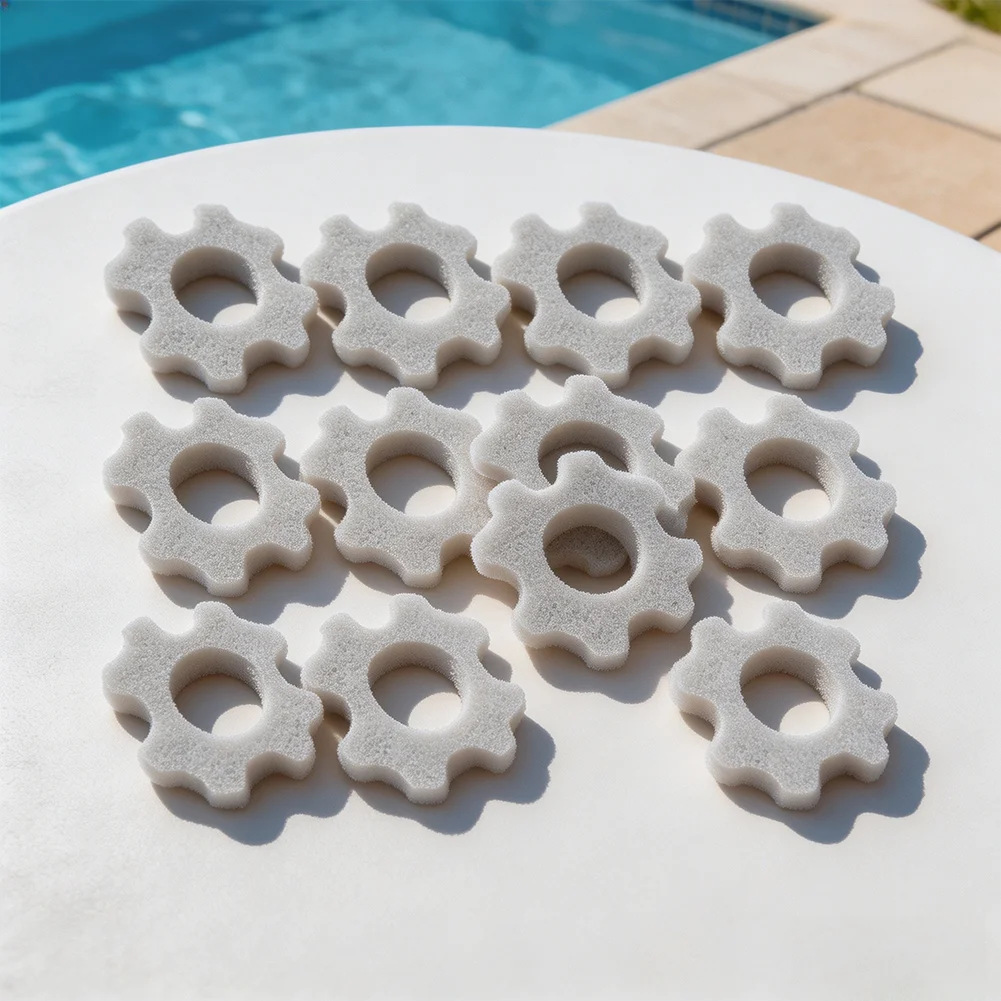 For WINNY HJ1102P For Cordless Pool Robot Sponge 300 mm x 300 mm x 10 mm White Foam Pad Compatible Replacement Bulk Pack