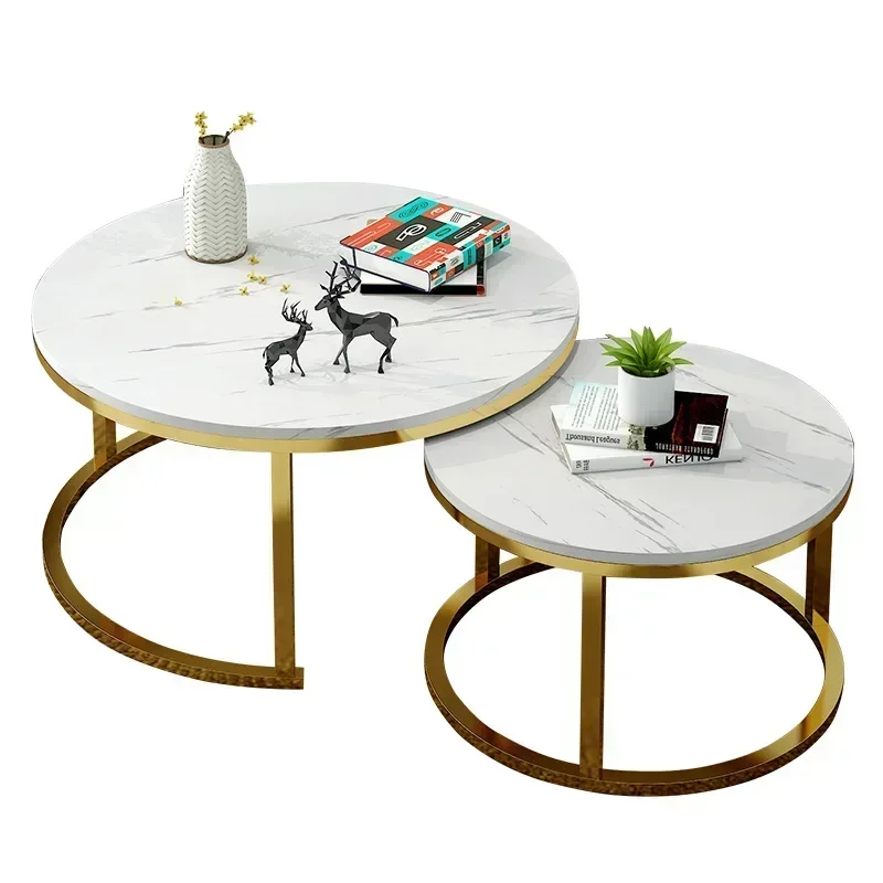 Coffee Table Nordic Round Coffee Table Modern Kitchen Living Room Balcony Extendable Mesa De Centro Sala Table Basse En Bois