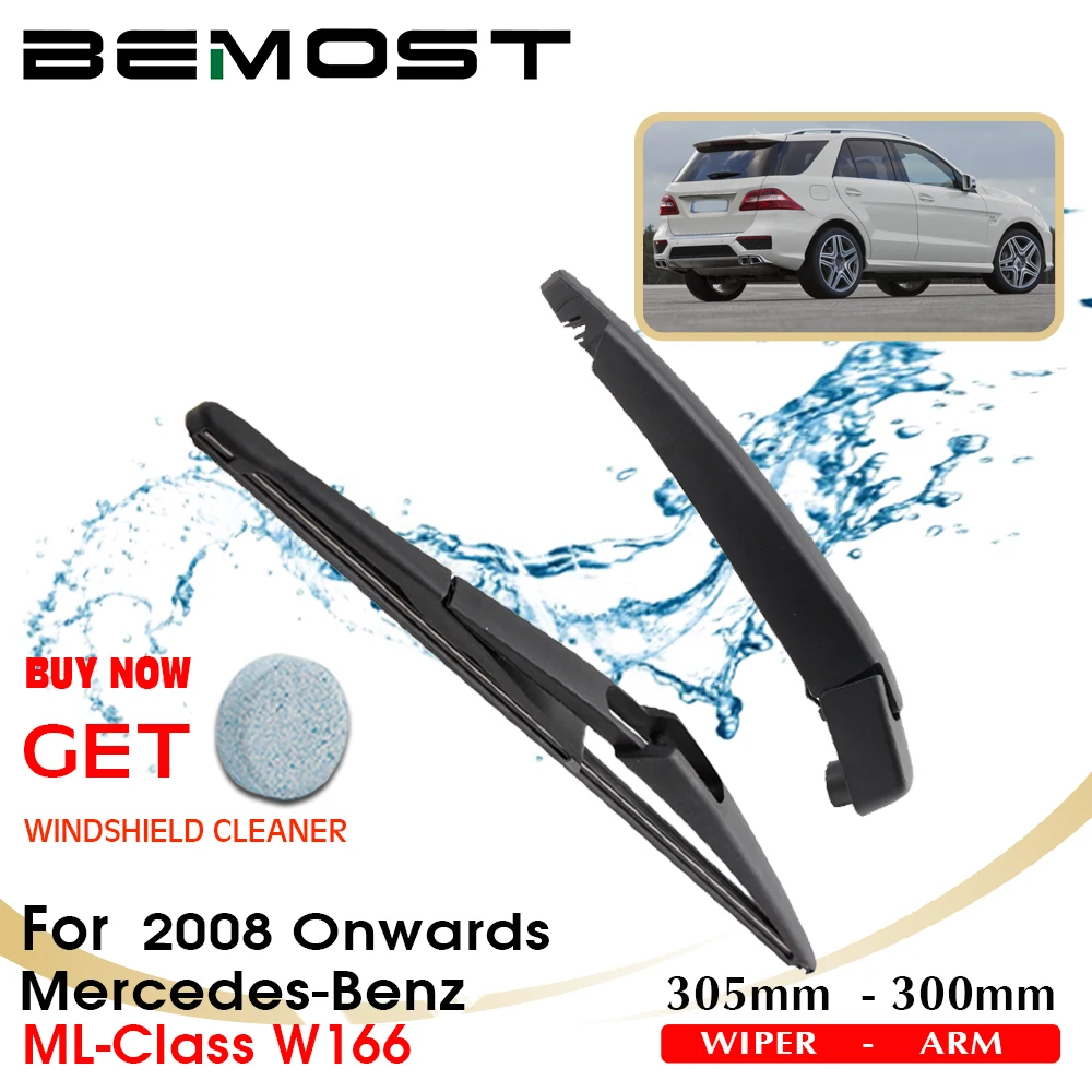 

BEMOST Car Rear Windshield Wiper Arm Blade Brushes For Mercedes-Benz ML-Class W166 305 mm Windscreen Auto Styling 2008 Onwards