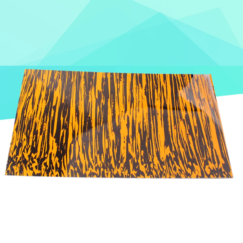 

Guitar Material Blank Scratch Plate Sheet For Diy Guitar Parts Yellow Black Color Durable Plate Material For 2