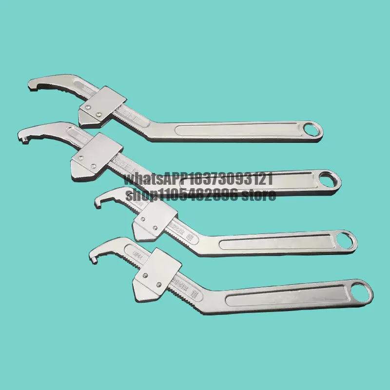 Adjust slider hook wrench bayonet round nut wrench machine tool chuck side hole
