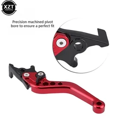 2 Pcs Universal CNC Alloy Motorcycle Brake Handle Adjustable Size Moto Motorbike Modification Clutch Drum Brake Lever Handle