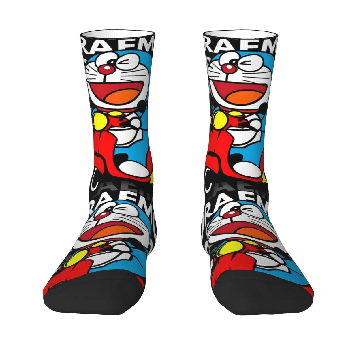 New Male Men Socks Novelty Doraemons Anime Manga Cute Cat Sock Graphic Women Sock Spring Summer Autumn Winter