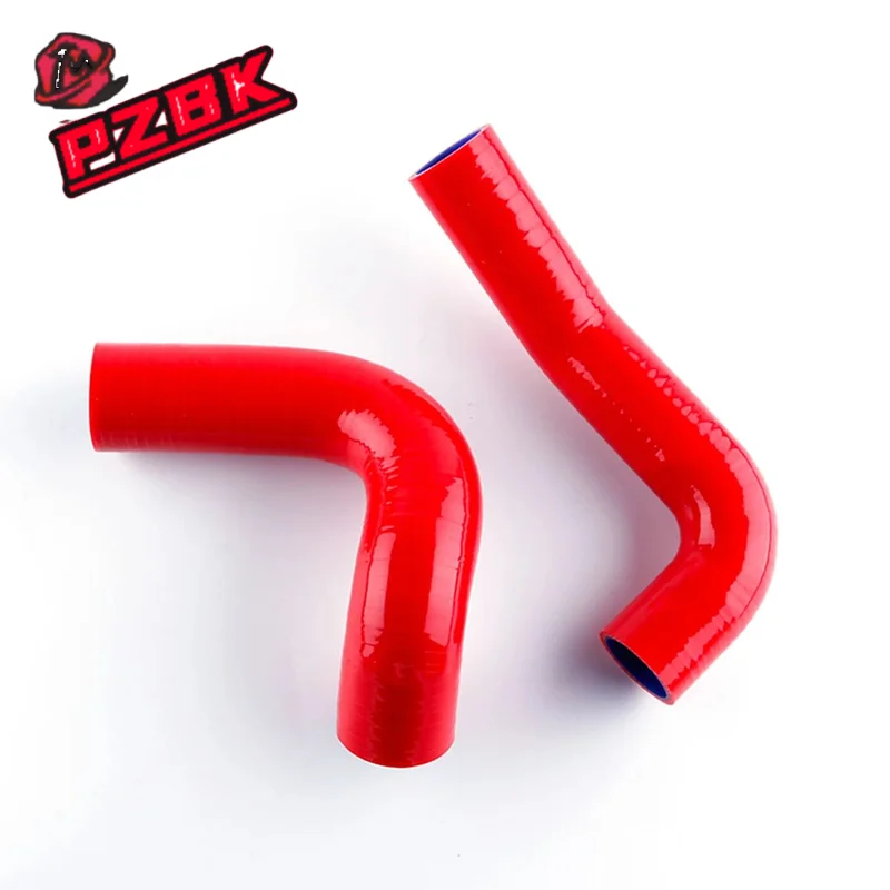 2PCS For 1955-1957 Chevrolet Chevy Bel Air 4.3 4.6 V8 1956 Silicone Radiator Coolant Hose Kit