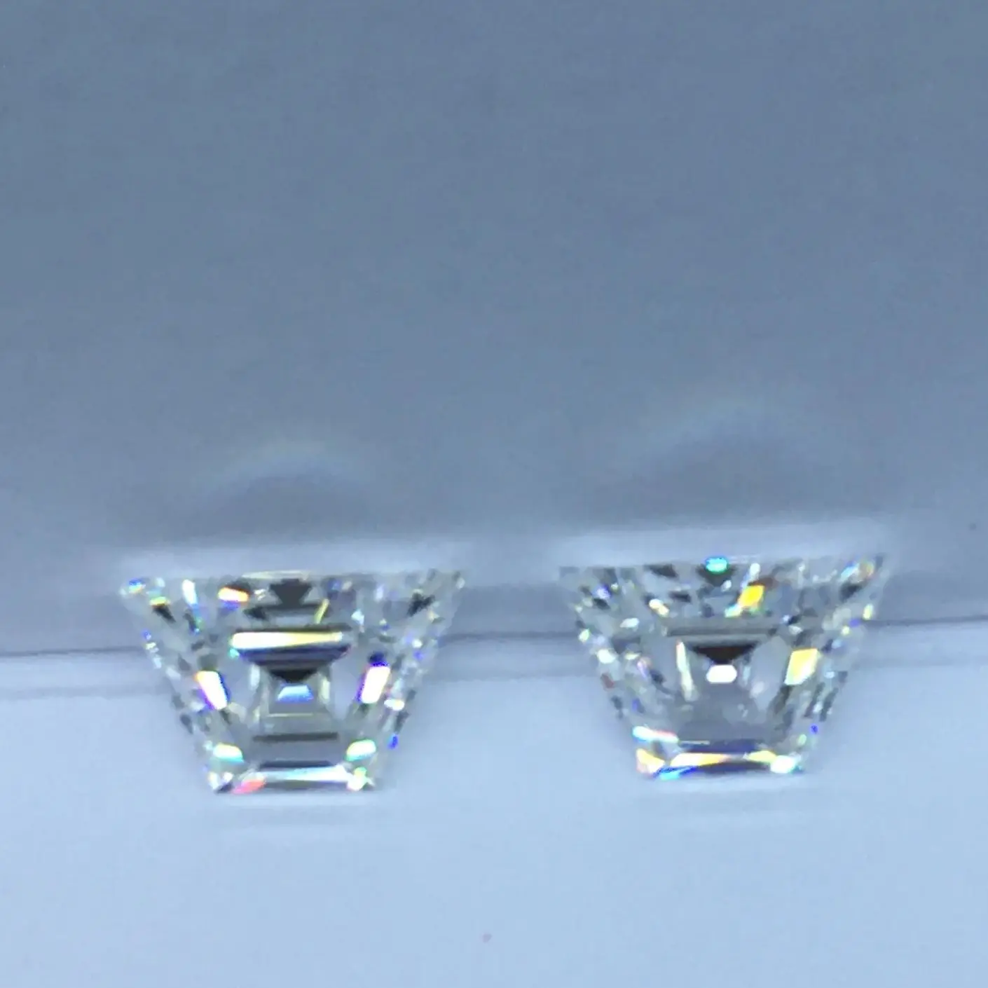 Small Size Stones Trapezoid Cut D Color VVS1 With GRA Certificated Super White Moissanite Pass Diamond Test For Jewelry Design