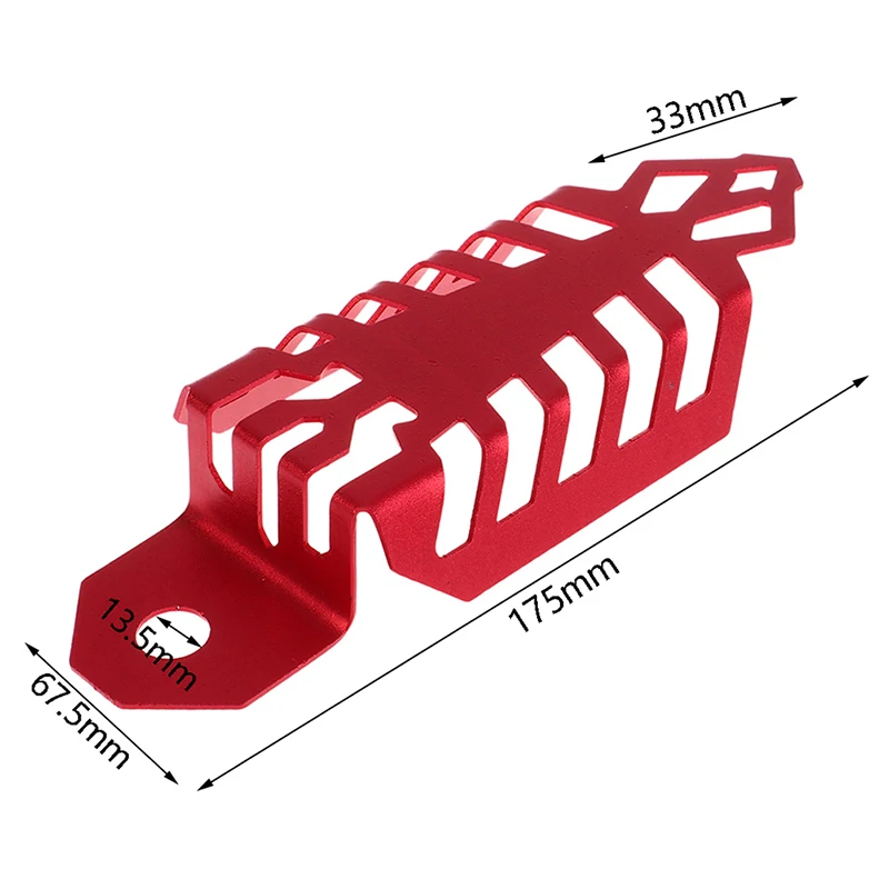 Cubierta de amortiguador de motocicleta, decoración de horquilla delantera y trasera, Protector de aluminio, 1 unidad