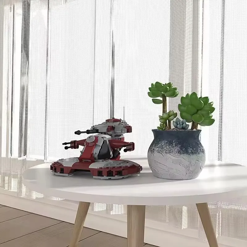 

Classic Space Movie Accessories MOC Military War Assault Vehicle Model Building Block DIY Ornaments Toys Creative Assembly Gifts