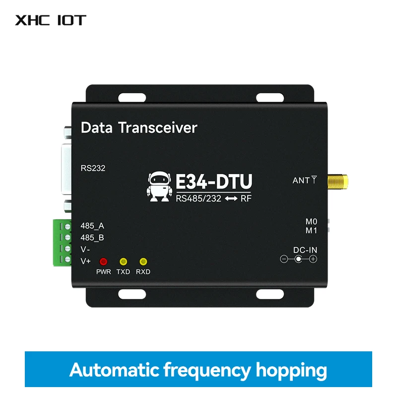 2.4GHz UART RS485 RS232 Wireless Data Transceiver SMA-K Long Range Wireless Uhf Module RF IoTDTU Modem XHCIOT E34-DTU-2G4H27