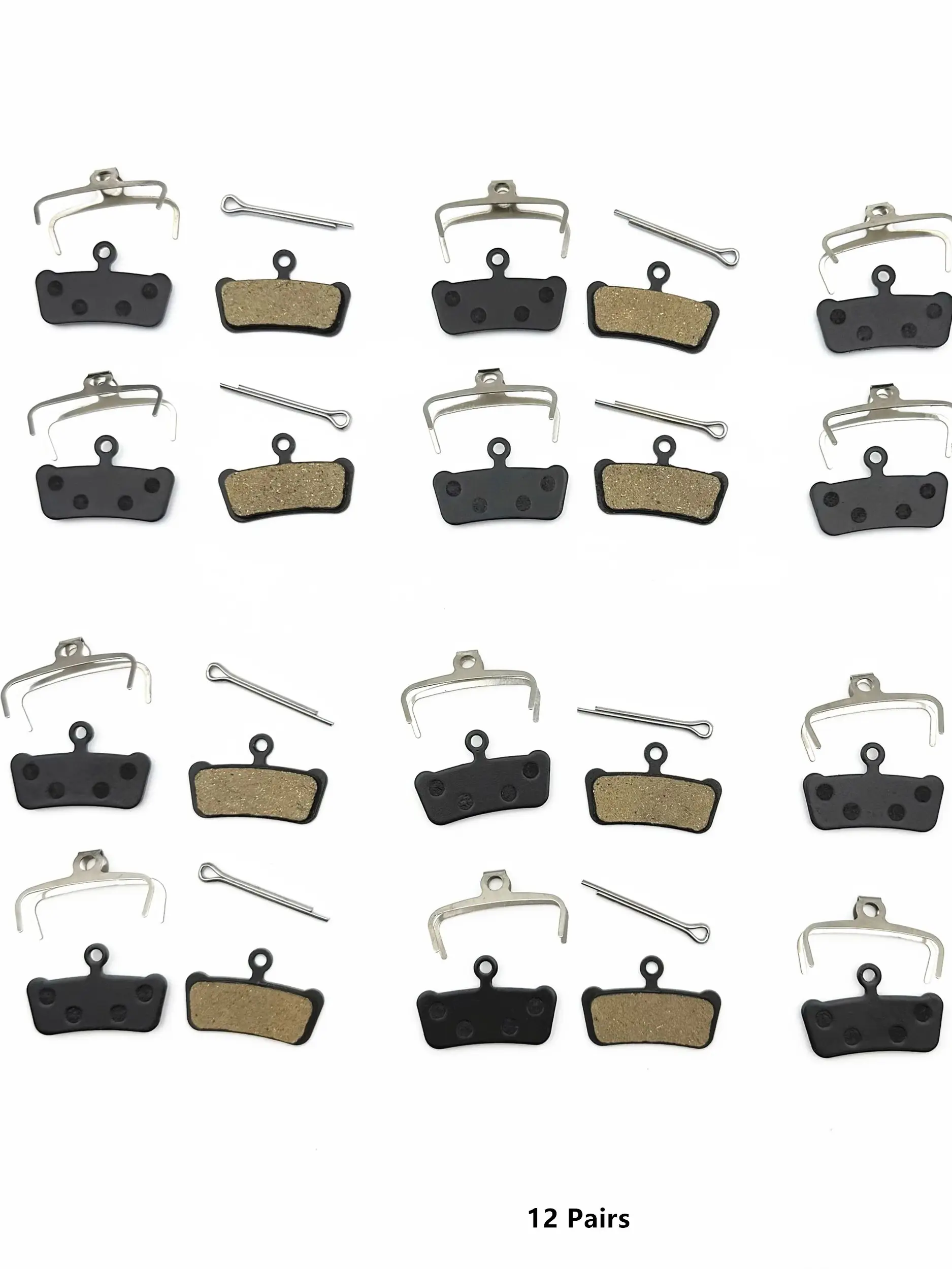 AliExpress NONE 2/4/8/12 Pairs Resin Disc Brake Pads for Mountain Bikes, for Sram Guide G2 RSC/RS/R/T, Trail, Elixir 9 Trail, Elixir 7 Trail