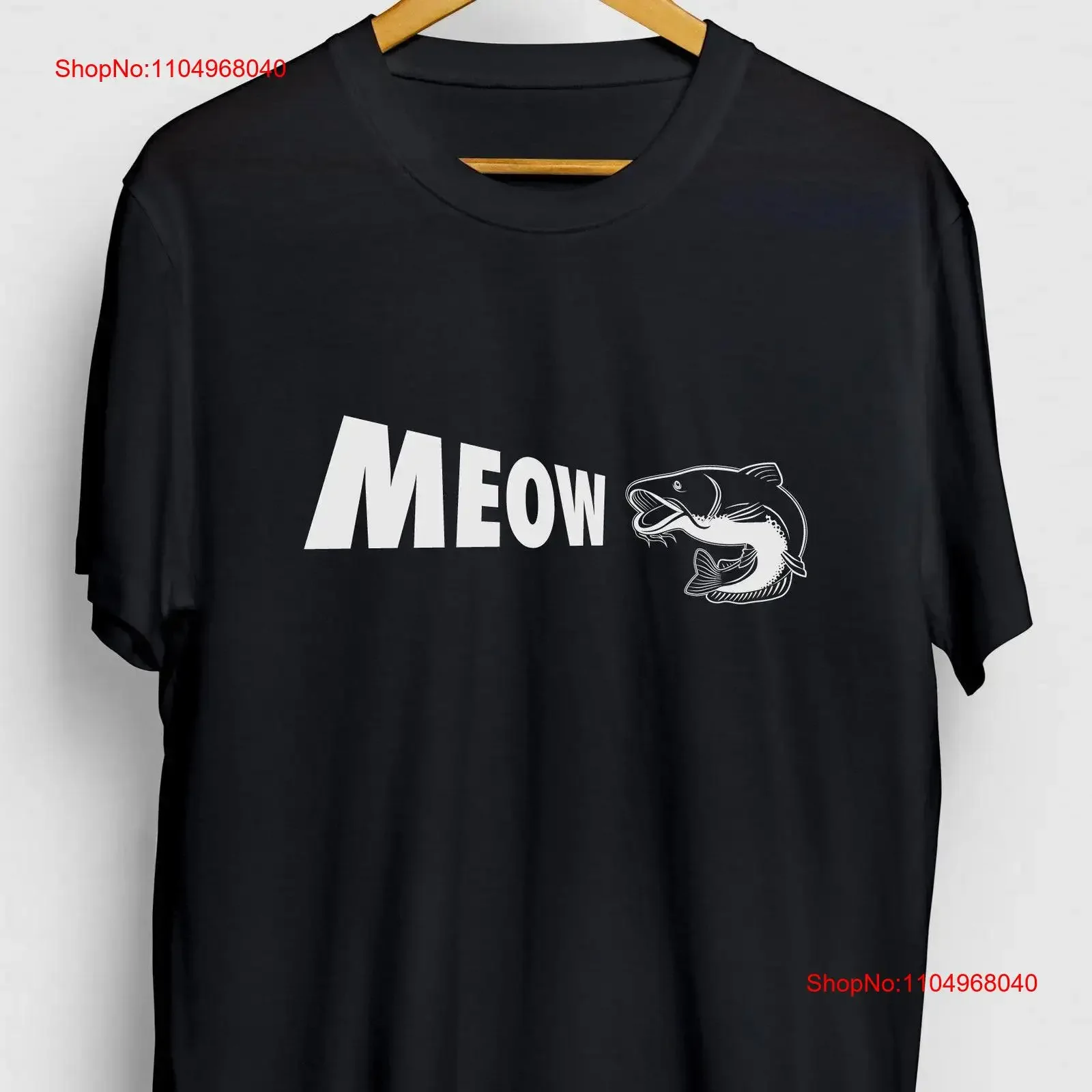 

Футболка Meow Funny Fish Catfish Catfish Fishing Футболка для рыбалки Молодежная винтажная стираная унисекс повседневная одежда для повседневной носки homme fashion
