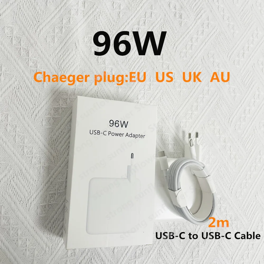 96W USB-C Notebook Laptop Charger Power Adapter with Type C Charging Cable for MacBook Pro 16 Release 2019 A2141