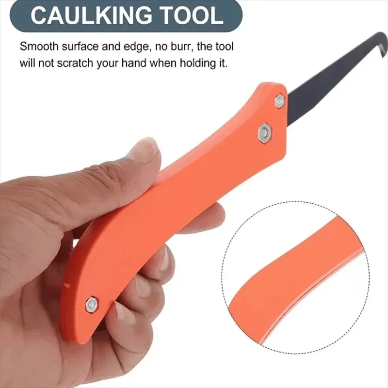 Gap Hook Knife Professional Tile Repair Caulking Finisher Steel Head Old Cement Cleaner Seam Notcher Dust Removal Hand Tool