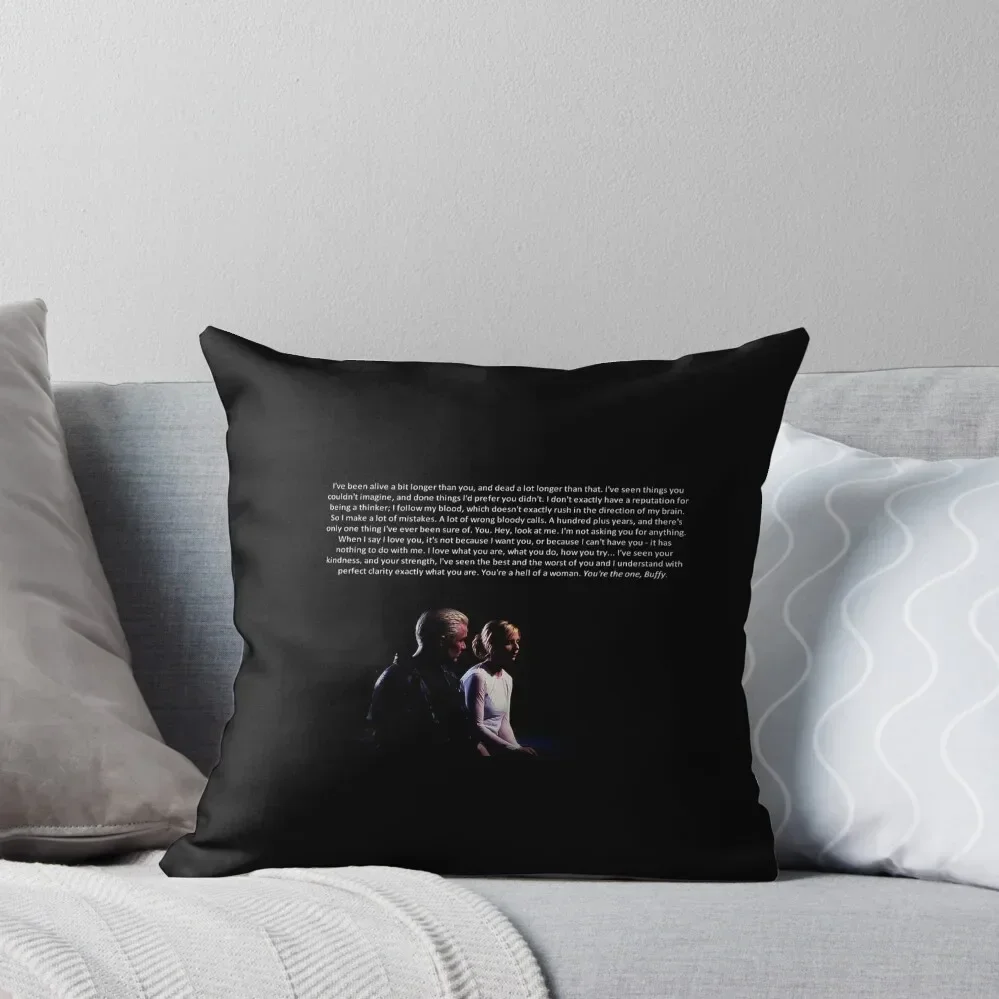 Buffy and Spike - You're the one, Buffy Throw Pillow Sofa Pillow Cover Christmas Pillow Cases Cushion Child