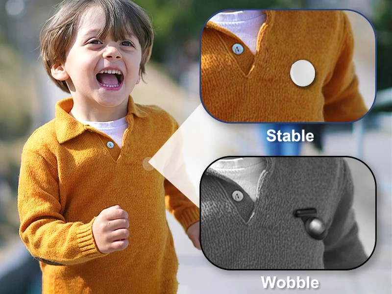 Eayburst Airtag-Halter für Kinder mit Sicherheitsnadeln, AirTag-GPS-Tracker-Hülle für ältere Kinder, versteckte Kleidung, Schuh-Rucksack – Detail 4