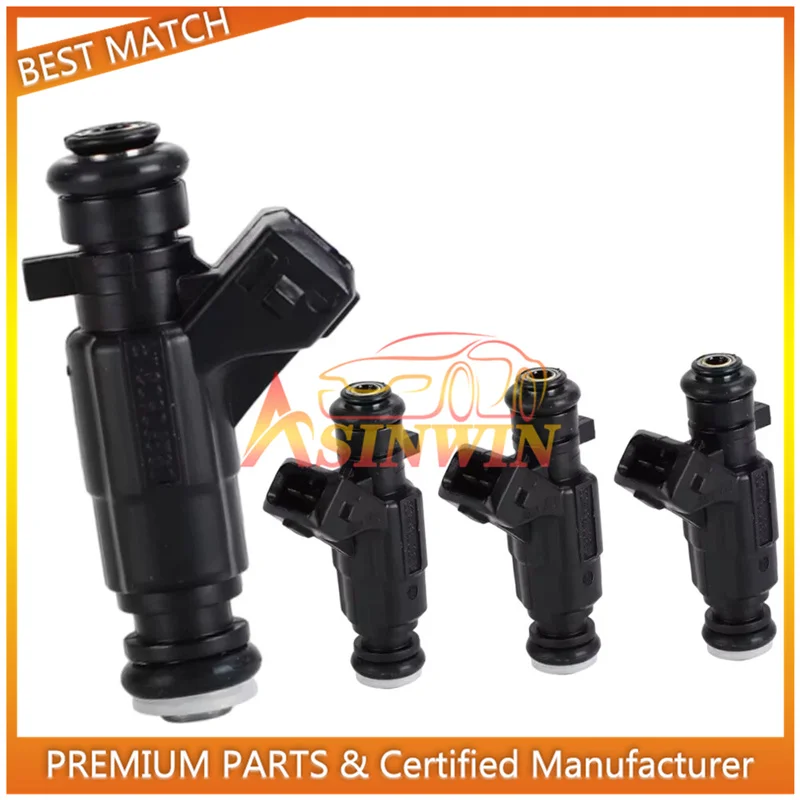 

4Pcs Fuel Injector Car Accessories Fits For Volkswagen Golf Polo Fox Voyage Flex 1.6L 032906031R 280156403