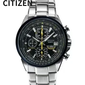Citizen new luxury male quartz clocks Dwaterproof Water Water Automatic Watch Stainless Steel Steel Dive Watch 12 Main Sales Watch Citizen Original Male - №8