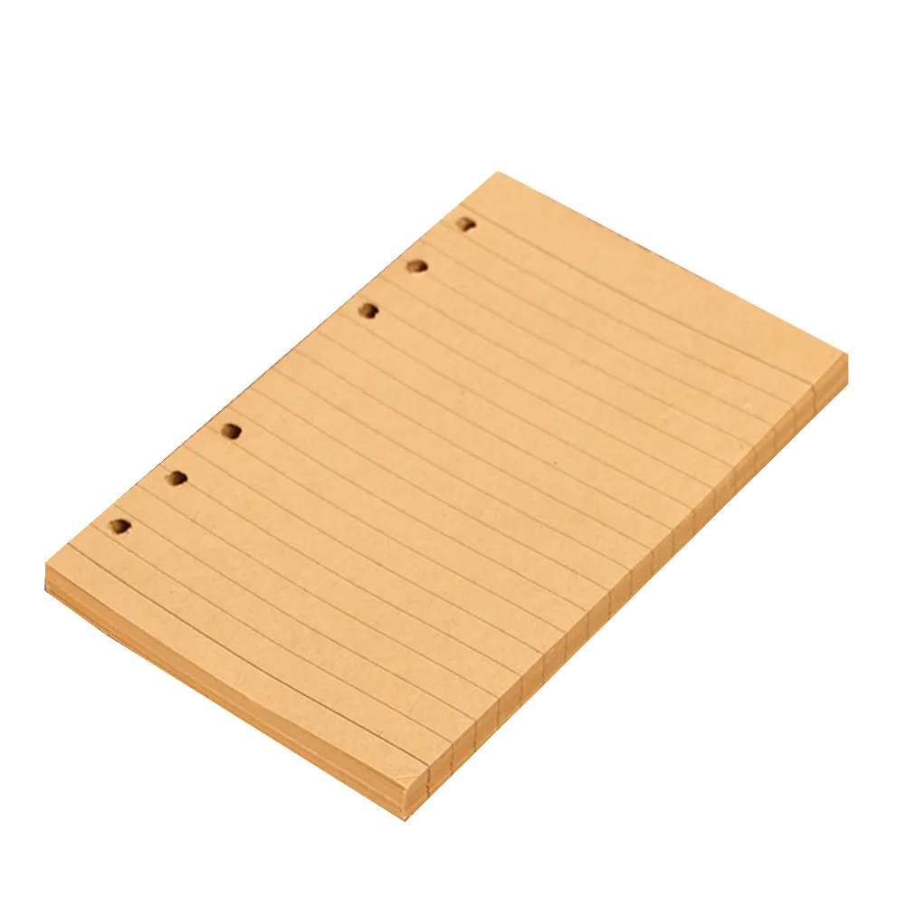 400Pcs A6 Grid Pattern Loose Leaf Paper Sheets Notebook Inner Refill Color Coded Organization Smooth Writing Eco Friendly Study