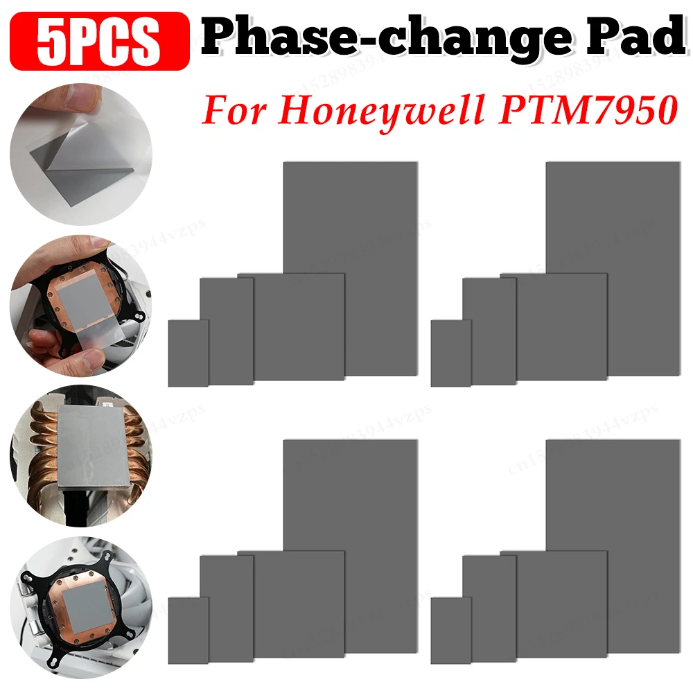 8.5 W/m-k Thermal Conductive Pad for Honeywell PTM7950 GPU CPU Laptop Phase Charge Silicone Paste Pad Sheet for Laptop