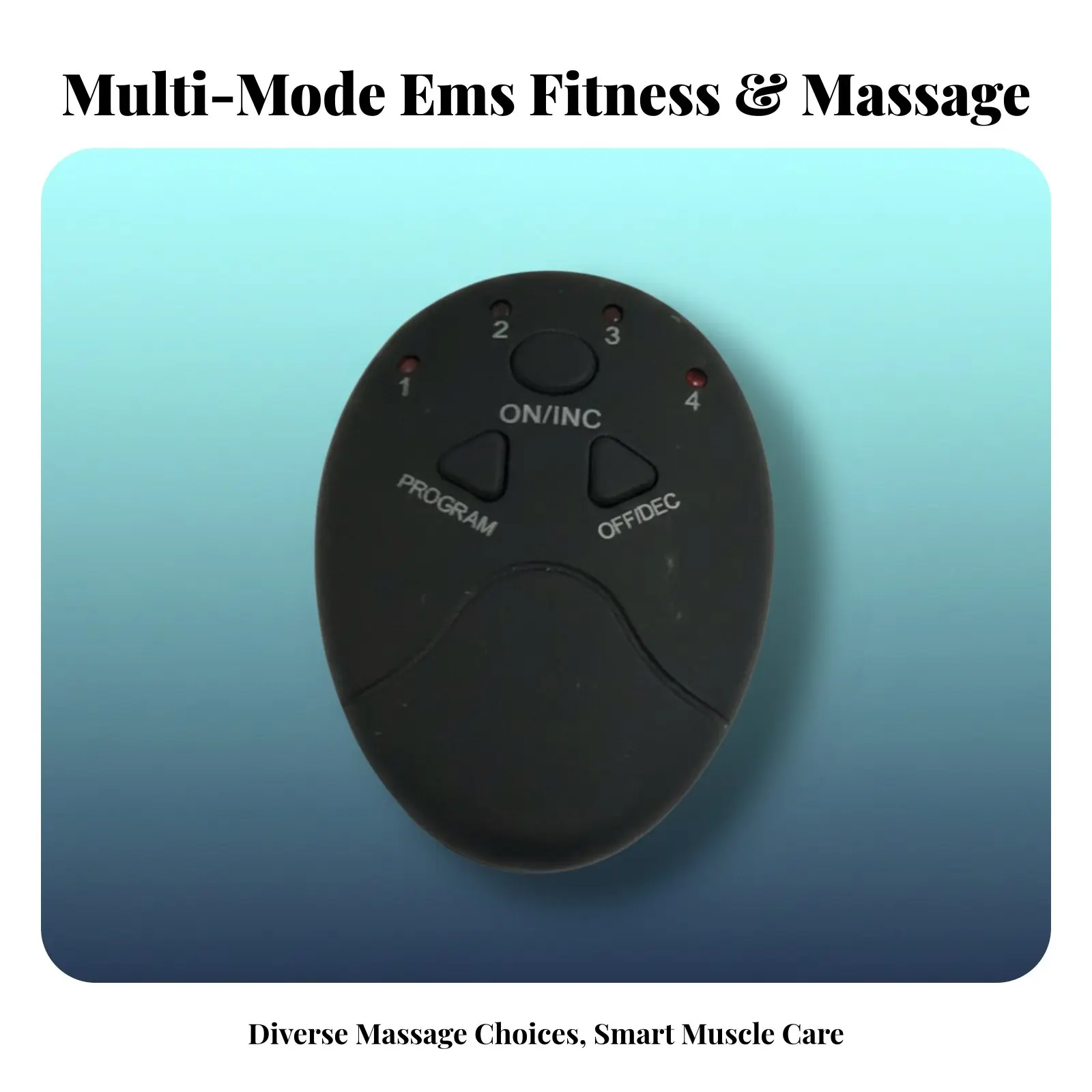 EMS Fitness Patch Host, Smart Abdominal Muscle Stimulator, Battery Operated, Multi-Mode, Home Gym Equipment, Advanced Technology
