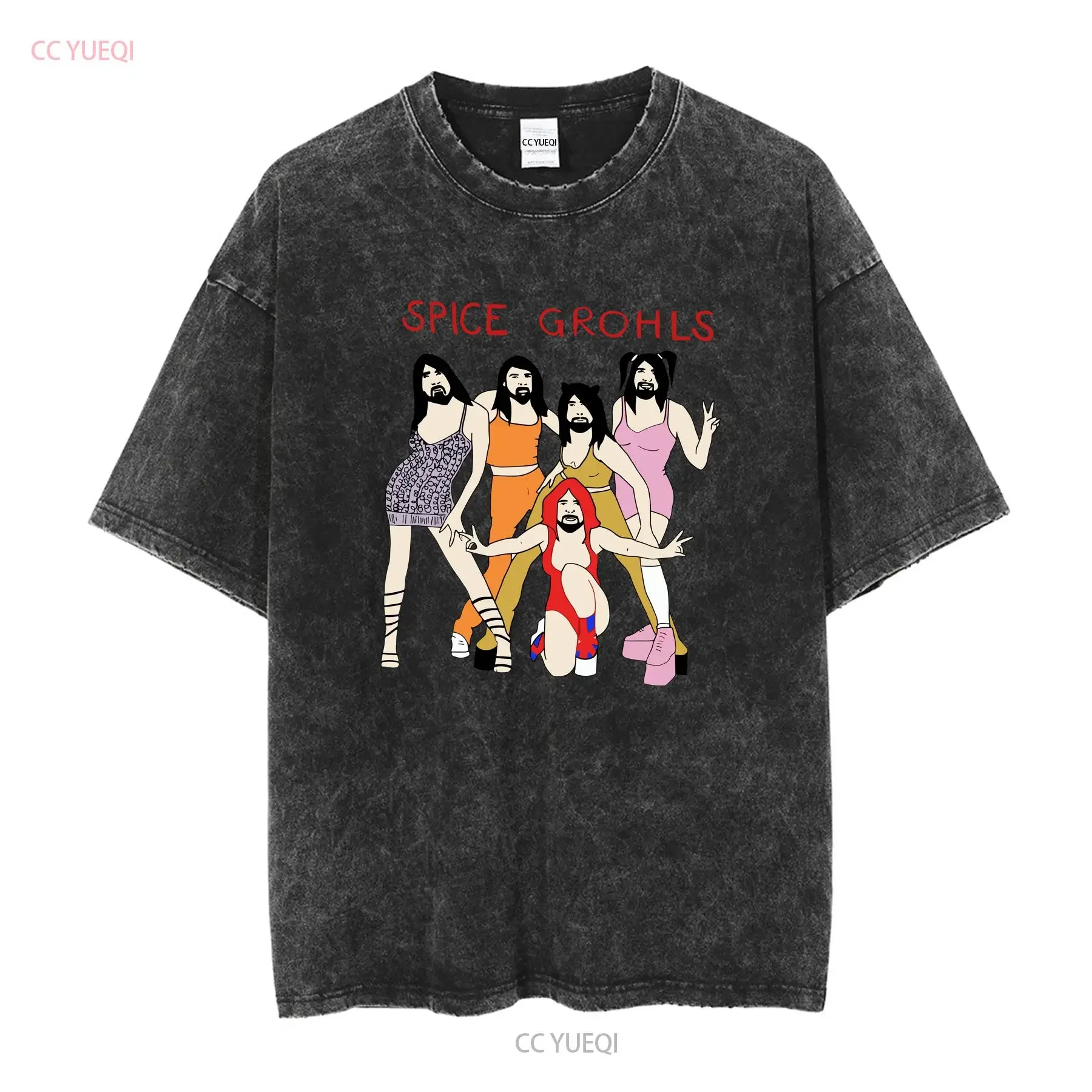 Spice World T Shirt Grohls Game Inspired 90'S S 4XL long or short sleeves vintage Washed Versatile streetwear homme Comfortable