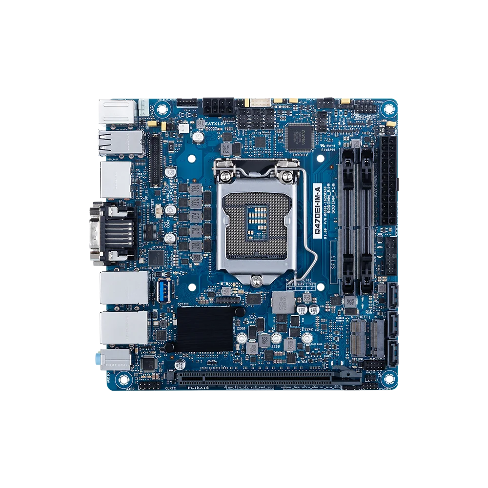 Q470ei-im-a Mini-itx Motherboard Lga1200 Socket For The 10th Generation Processors,2 X So-dimm Slots, Dual Lan
