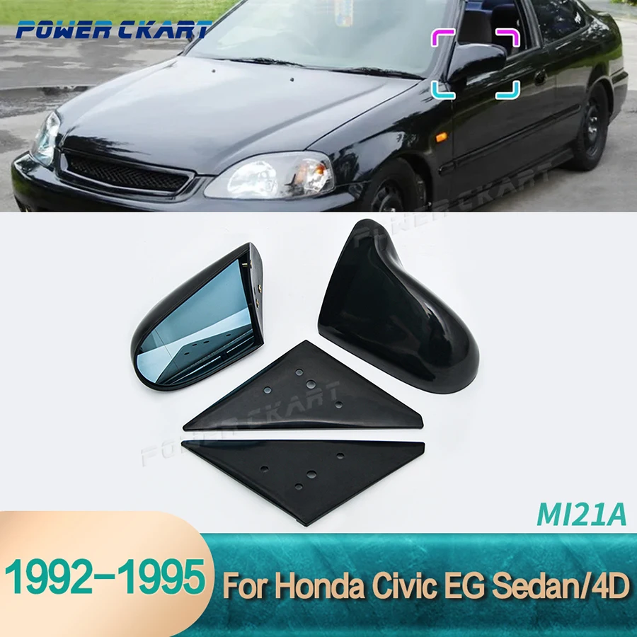 For HONDA CIVIC 1996-2000 EG EK JDM Spoon Side Rear View Mirror