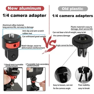 Suitable for GoPro Series, DJI, Instal360, Sports Camera Accessories, 1/4 Adapter Interface 6 Main Sales Adapter GoPro - №1