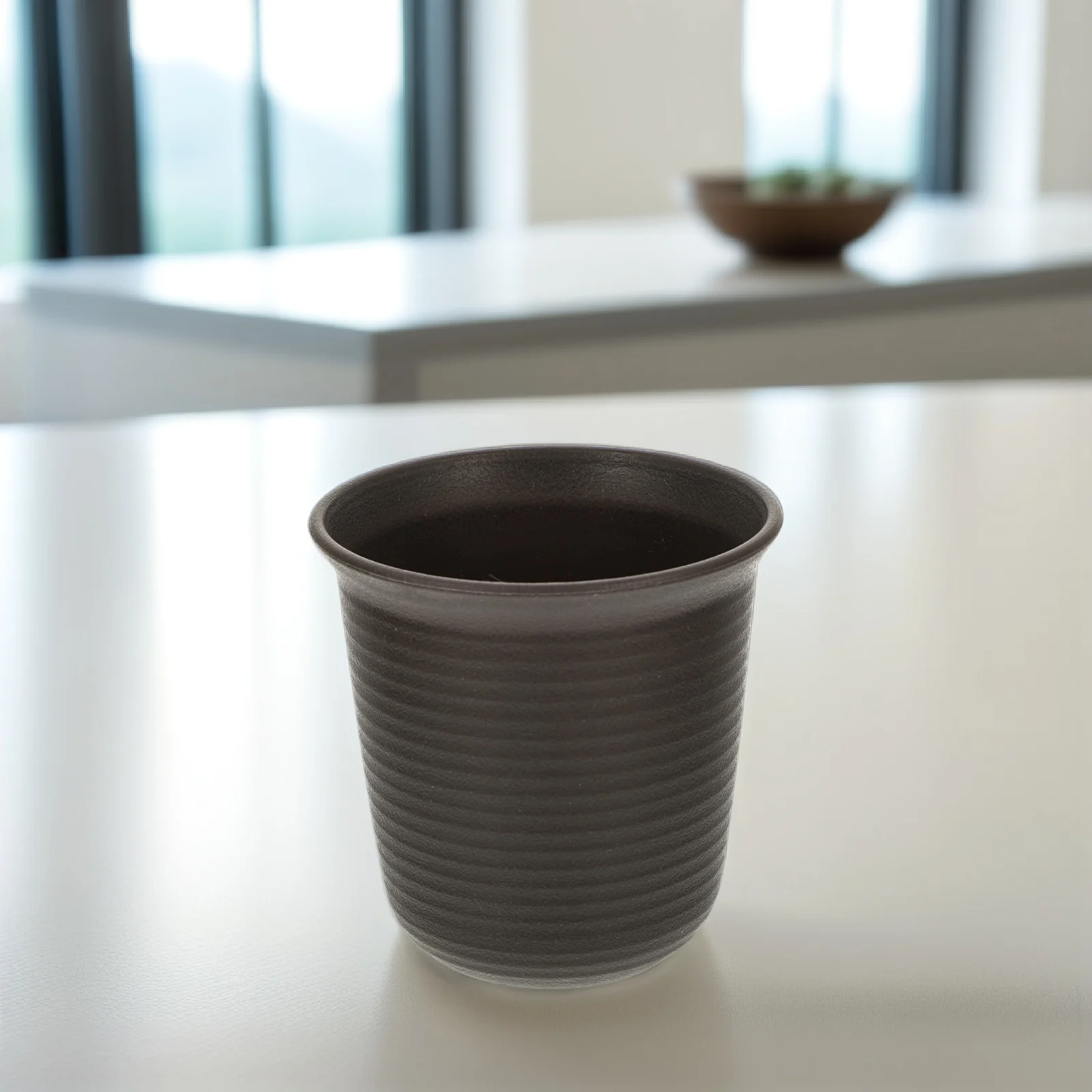 

20pcs Resin Green Planters Imitation Ceramic Brown Small Flowerpots Outdoor Garden Indoor Patio Balcony Durable for Plants