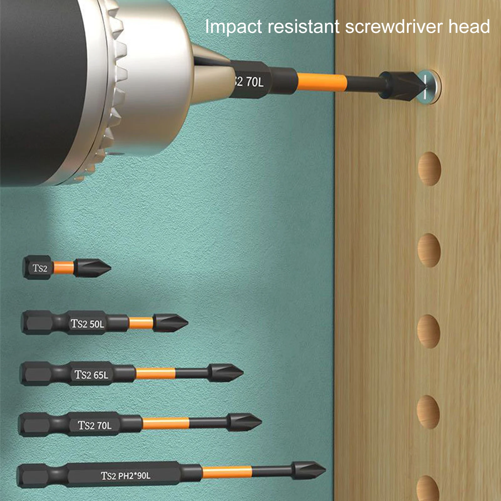 

Black Screw Electric Screwdriver Set 65 70 90 150mm Impact Strong Magnetic Batch Head Cross High Hardness Hand Drill Bit