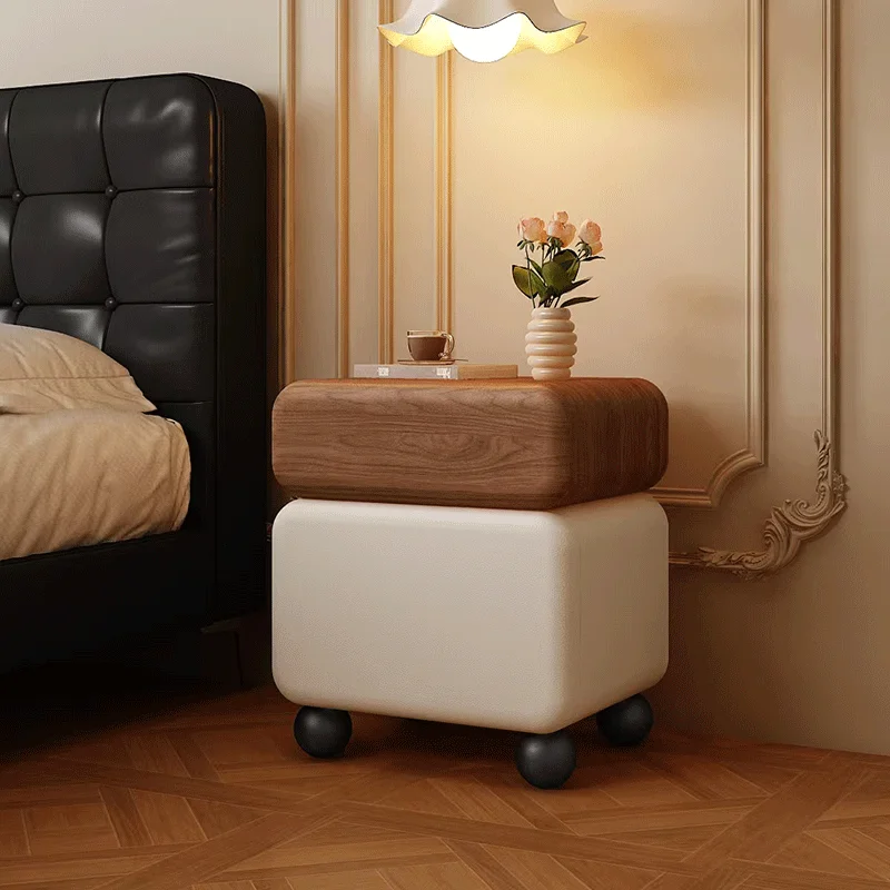 

Versatile Storage Bedside Table Exquisite Glamour Unique Design Nightstand Modern Style Meble Do Pokoju Bedroom Furnitures