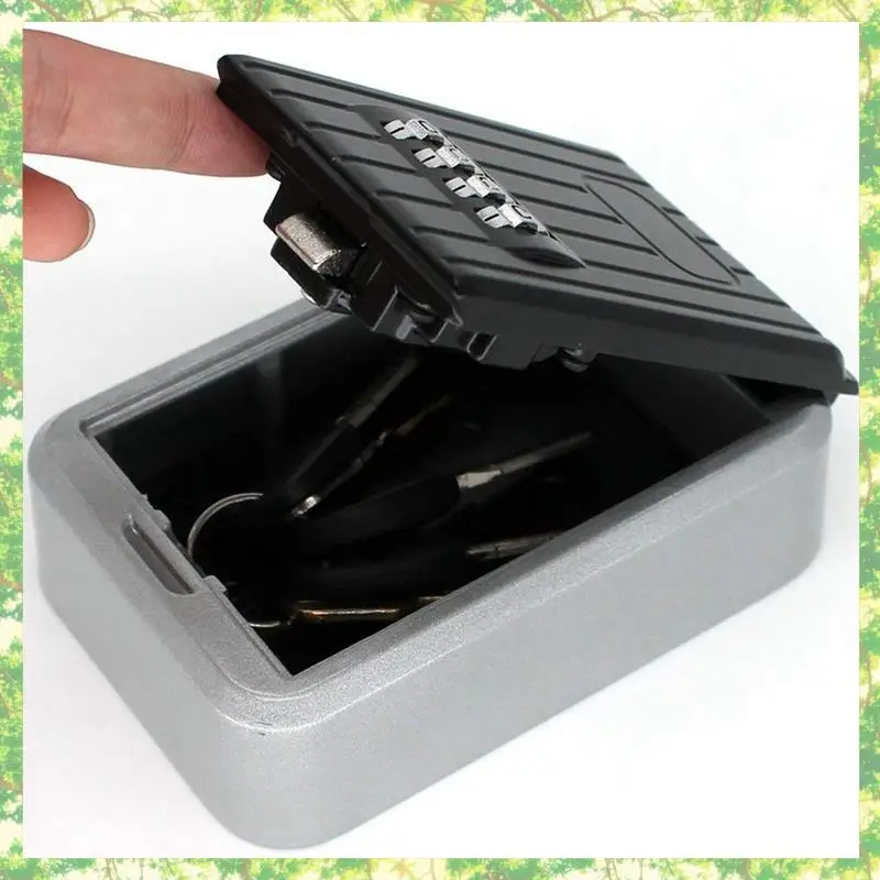 Smart-2X กล่องล็อค กล่องรวม 4 หลัก ตัวซ่อนกุญแจทนต่อสภาพอากาศพร้อมที่เก็บกุญแจรหัสแบบรีเซ็ตได้ติดผนัง