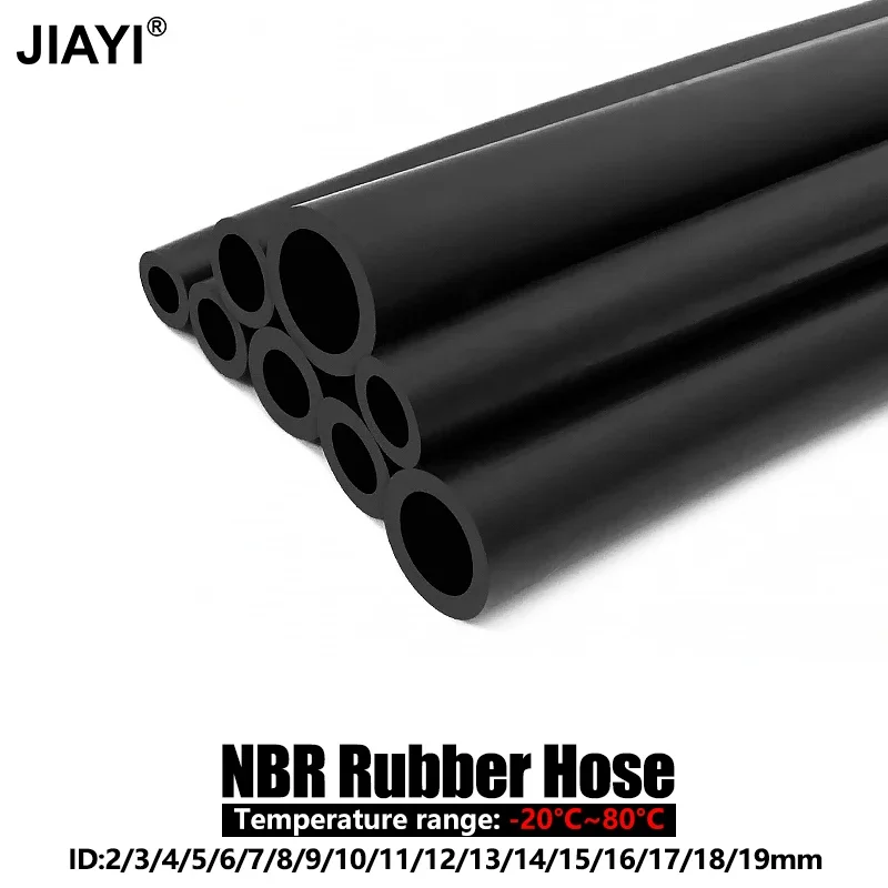 

Шланг из нитриловой резины NBR 2M, черный ID2/3/4/5/6/7/8/9/10/12/14 мм, высокотемпературная топливная трубка-20 ℃ -80 ℃ Бензиновая трубка доставки