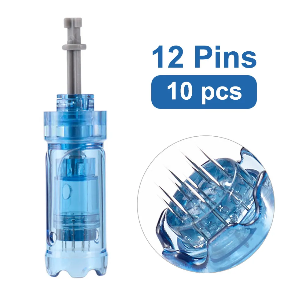Bajonetcartridge Naald voor Dr Pen M8S/A8S/A9/A11 Microneedle 12/18/24/36/42 Pin/Ronde Nano/3D Vervanging Tip