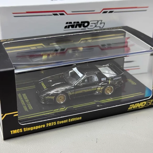 ミニカー inno64Mazda RX-7 Singapore 2025 Event INNO 1/64 RX7 FC3S TMCS Singapore 2025 Event Edition модель