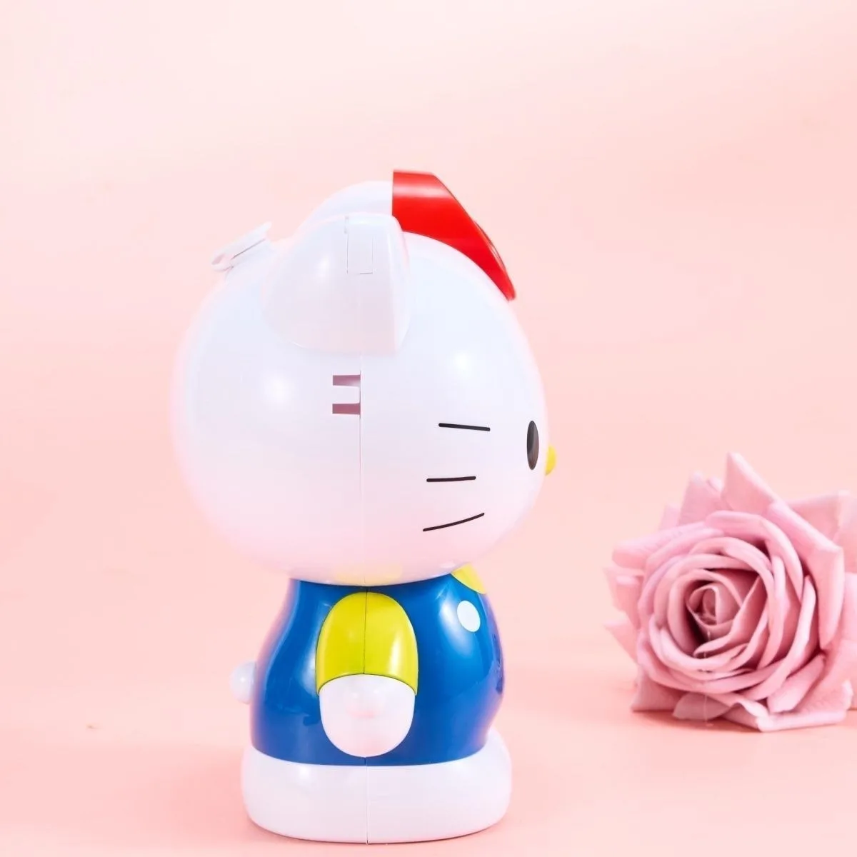 Cute Hello Cute Kitty 3d Strap Bottle 900ml Removable Strainer Cup Brush Food Grade Anime Kawaii for Travel Daily Water CupGifts view 5