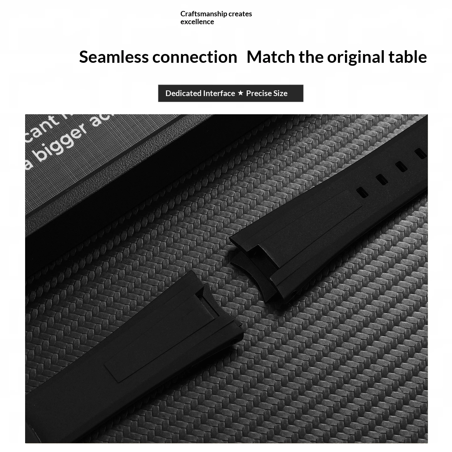 For Casio EDIFICE Series EAW-EF-305 Silicone Watch Strap EF305 Black Sports Waterproof Watch Band Men's Wristband Soft Belt view 4