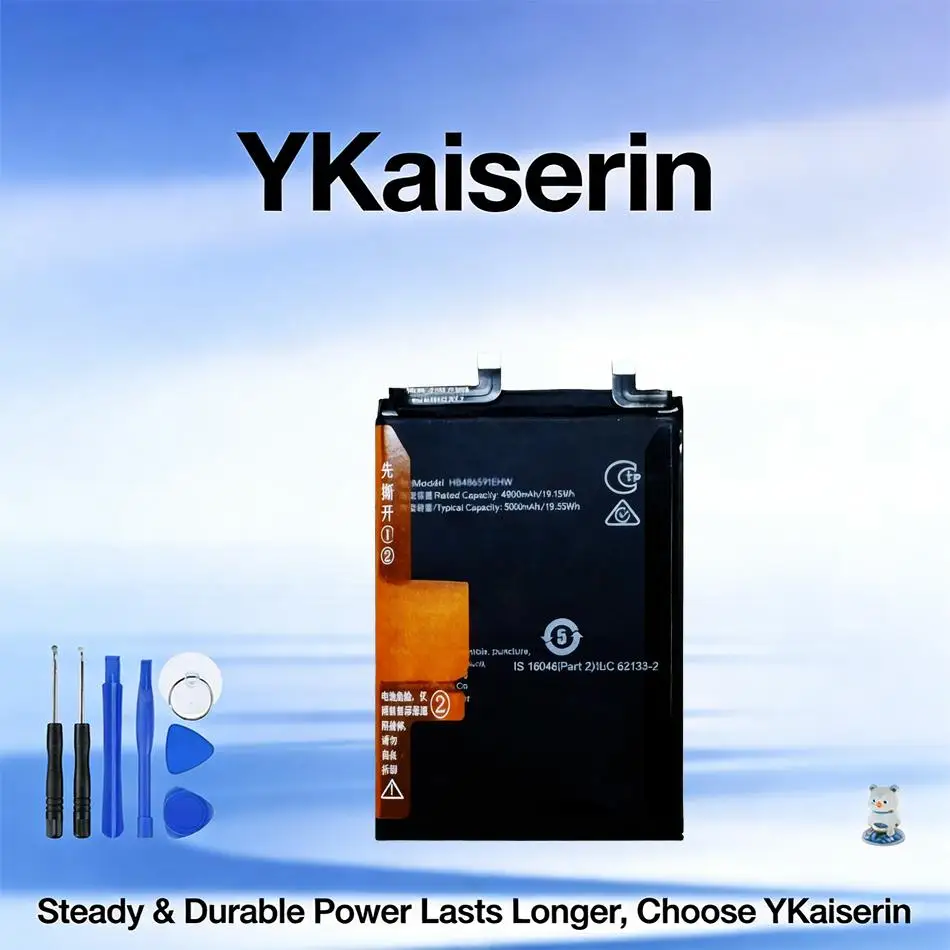 

Высокоемкостная батарея HB486591EHW 5000 мАч для мобильных телефонов Huawei Honor 90 Rea-AN00 и 90 Pro Rep-AN00