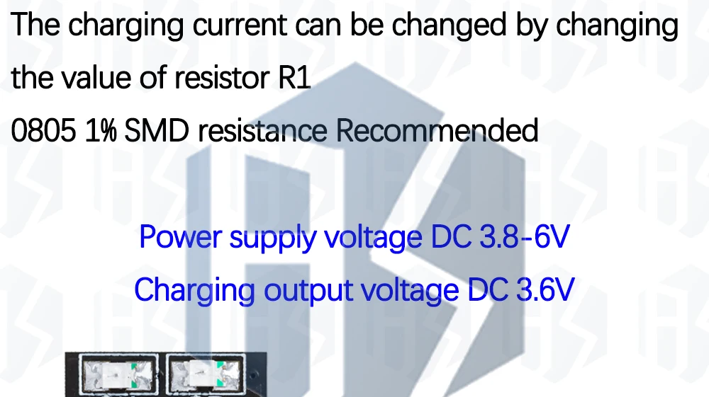 Spezielles 3,2-V-LiFePO4-Batterielademodul 3,6V 1A CV/CC mit Überspannungsschutz Automatisches Aufladen Low-Power-Schlafmodul – Detail 36