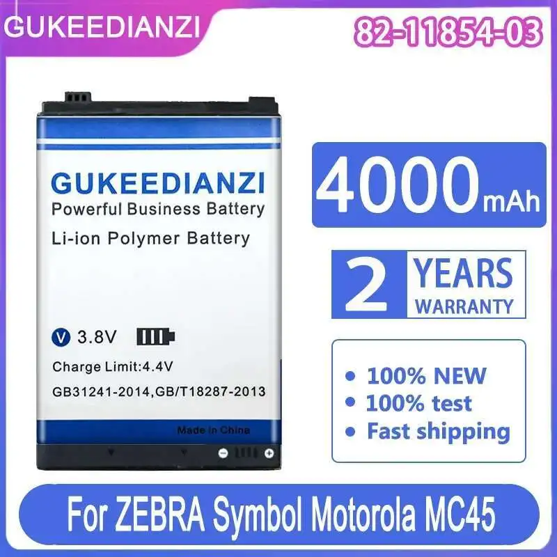 

For Zebra Symbol Motorola MC45 ES400 4000Mah 82-11854-03 Mobile Phone Battery Reliable Power Supply