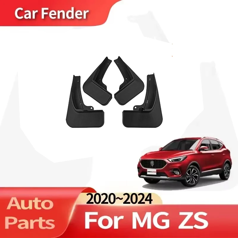 

Auto Accessories For MG ZS 2020~2024 Fender Lining Car Fender Anti-sand Splash Mud Guard Skin Punch-free Installation Car Tools