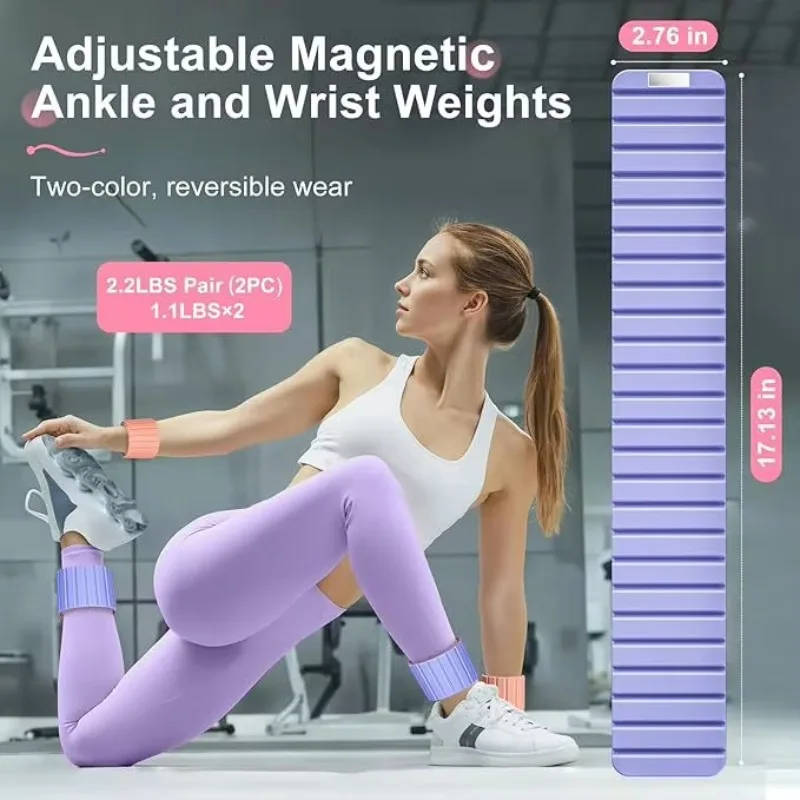 Manufacturers New Cross-Border Sports Fitness Load-Bearing Equipment-Magnetic Silicone Bracelet