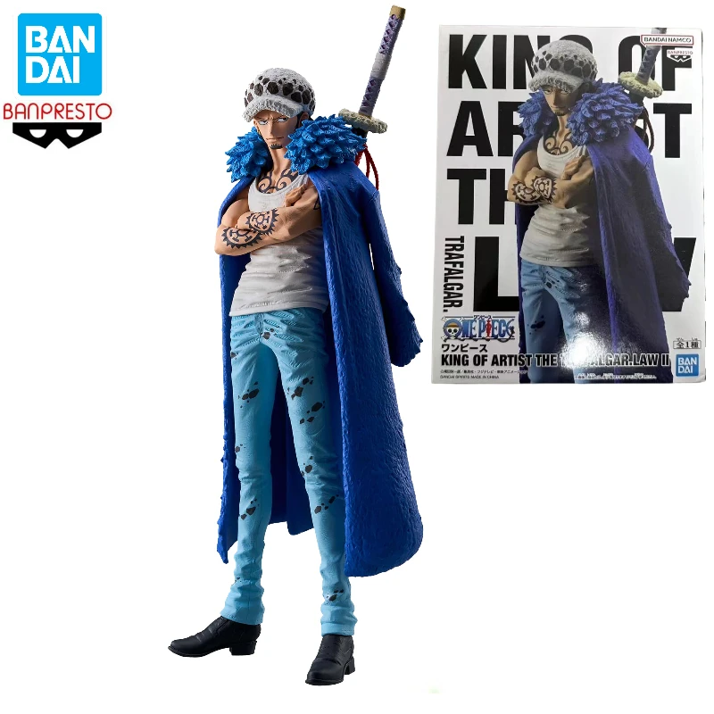 In Stock Bandai BANPRESTO KOA One Piece Trafalgar D. Water Law Anime Action Figure Toy Gift Model Collection Hobby