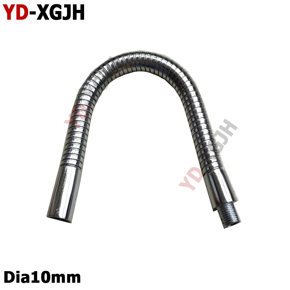 1W3W5WDIY Clip Table Lamp Inner M10 Silver Black 10mm Diameter Gooseneck LED Lighting Universal Hose Spotlight for Hose Fittings