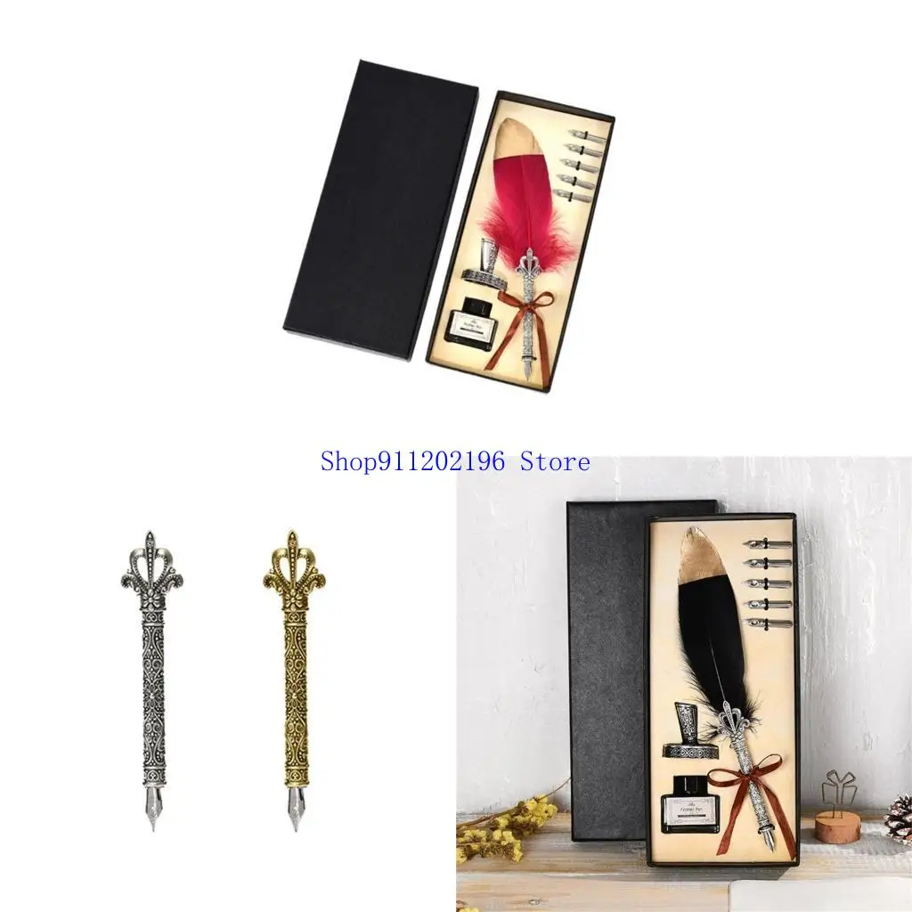 

P82A Набор перьевых ручек для каллиграфии и набор чернил, ручка для каллиграфии для письма