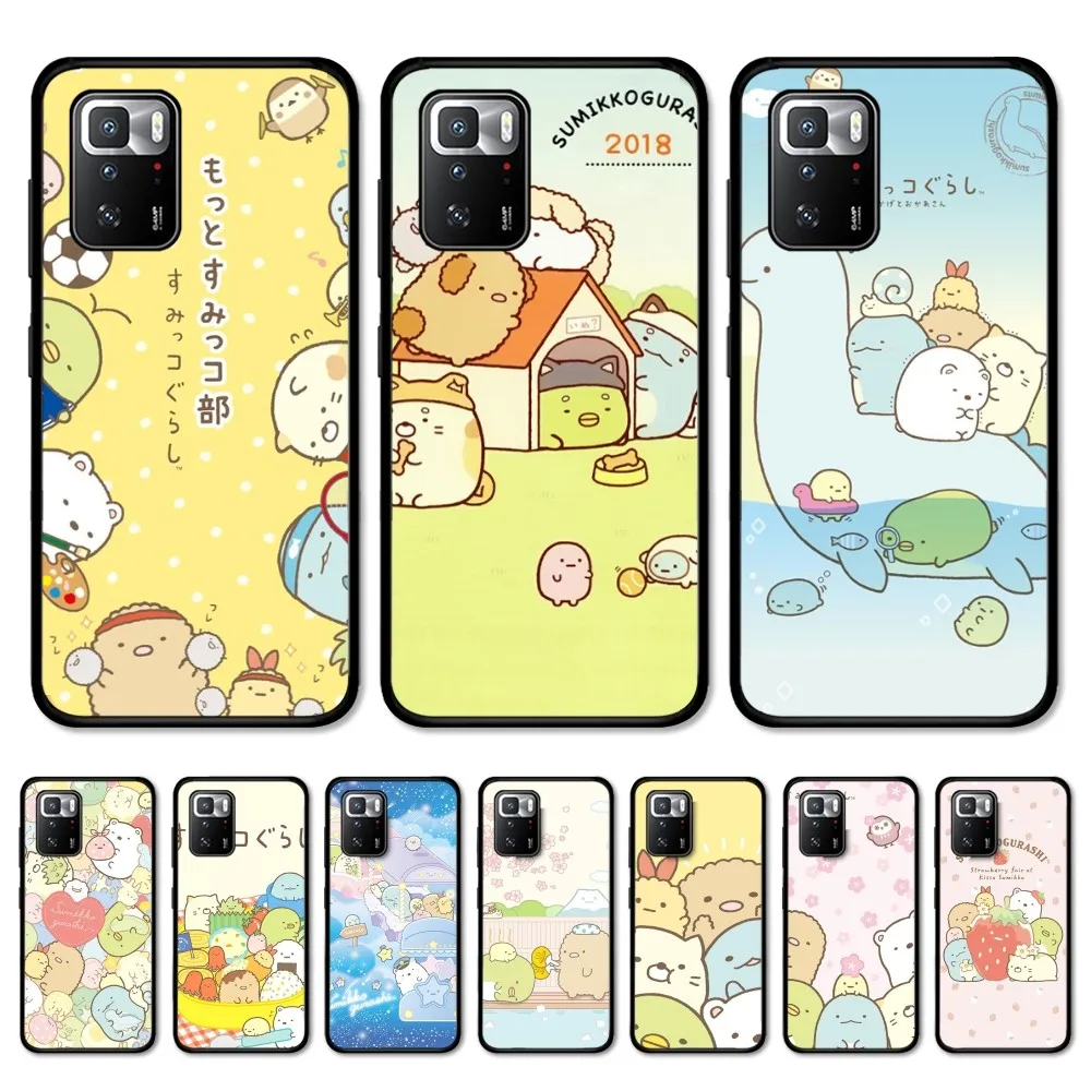 Sumikko Gurashi Cute Phone Case For Redmi Note 4 X 5 A 6 7 8 Pro T 9 Pro 9S 10 Pro 11 Pro 11S 11Epro PocoM3pro