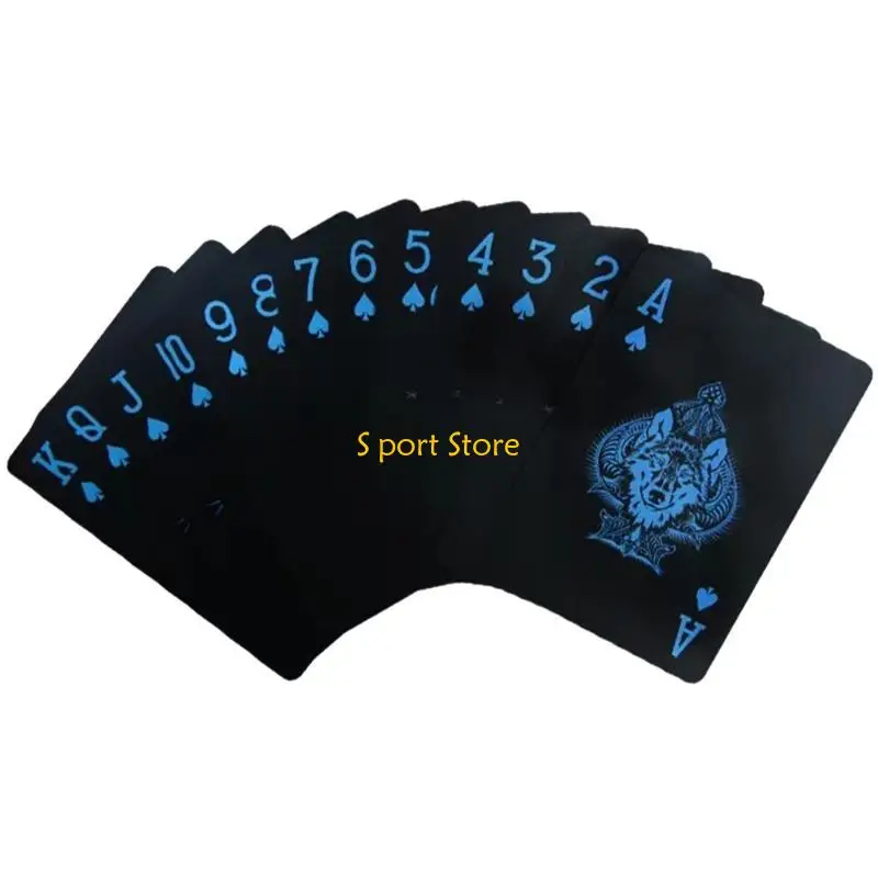 U2JB 54 لعب البطاقات بطاقة البلاستيك لعبة البوكر Deck PVC Card
