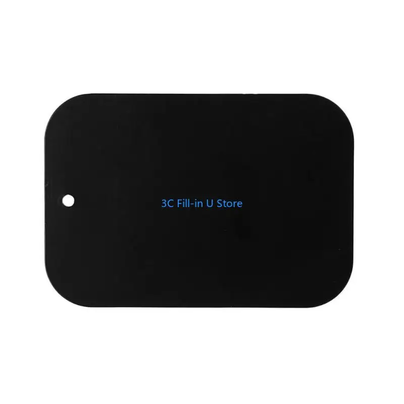 G8TA 4Pcs Replacement Metal Rectangular Plate Sticker For Phone Mount Holder