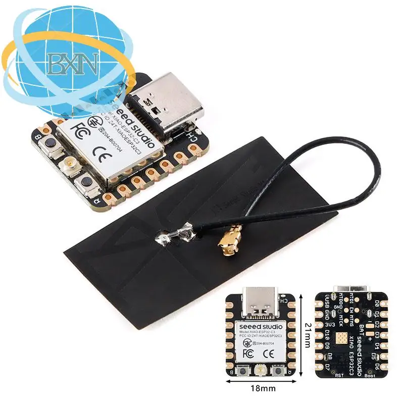 Seeeduino Seeed Studio XIAO ESP32-C3 WiFi Bluetooth-compatible Mesh 5.0 Development Board Modul 4MB Flash 400KB SRAM For Arduino